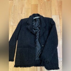 Alexander Wang Glitter Tweed Blazer